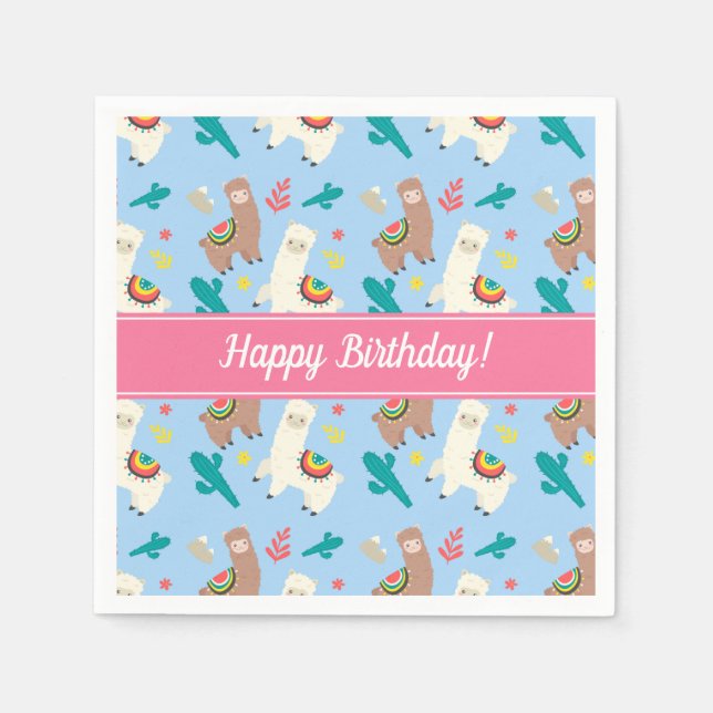 Alpaca/Llama Napkins (Front)