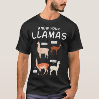 Alpaca & Llama Species Peru South America Souvenir T-Shirt