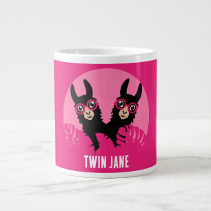Alpaca llama Twins Giant Coffee Mug
