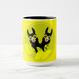 Alpaca llama Twins Mug