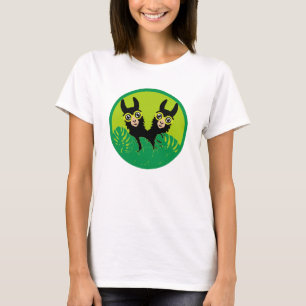 Alpaca llama Twins T-Shirt