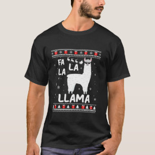 Alpaca Llama Xmas Ugly Sweater Fa La La Llama Chri