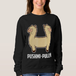 Alpaca Llama Yoga Costume I Like Pushmi Pullyu Sweatshirt