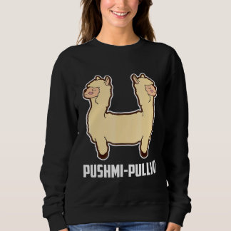 Alpaca Llama Yoga Costume I Like Pushmi Pullyu Sweatshirt