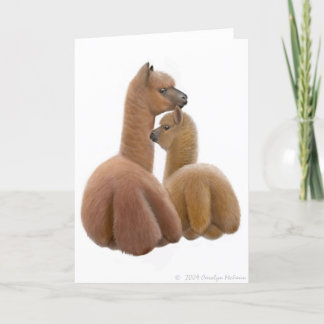 Alpaca Love Greeting Card