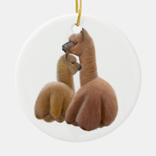 Alpaca Love Ornament