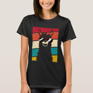 Alpaca Lover Farmer Mother Shes A Bad Mama Llama T-Shirt