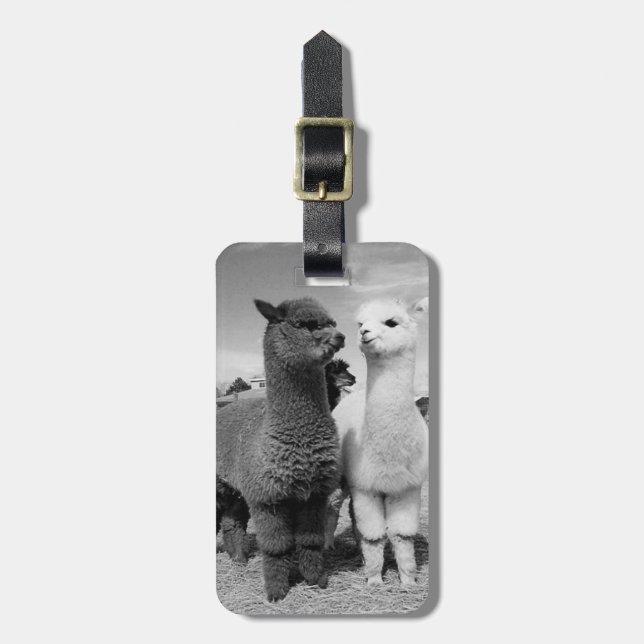 ALPACA LOVER'S DREAM LUGGAGE/GOLF I.D. TAG (Front Vertical)