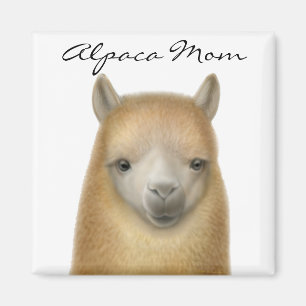 Alpaca Mom Magnet