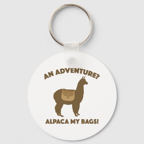 Alpaca My Bags Keychain