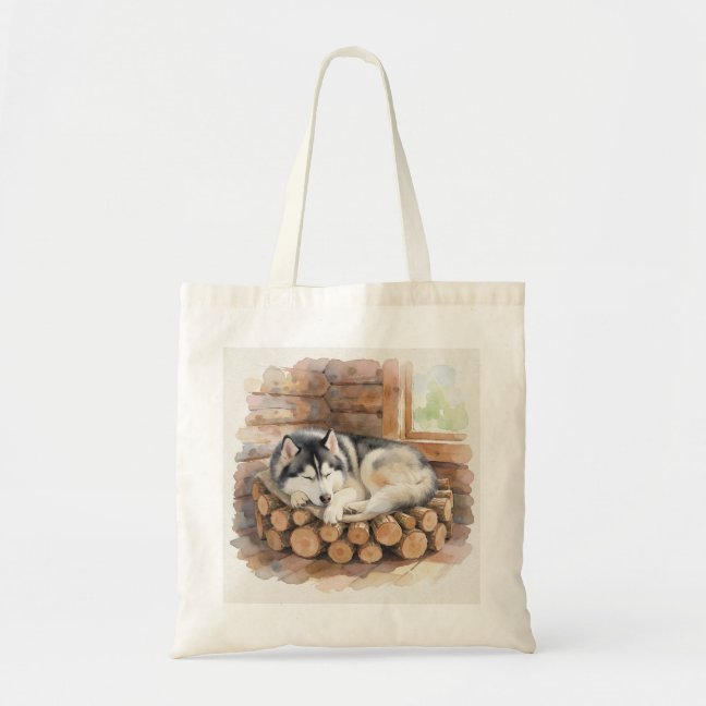 Alpaca Napping Beside The Shearing Station Tote Ba Bag