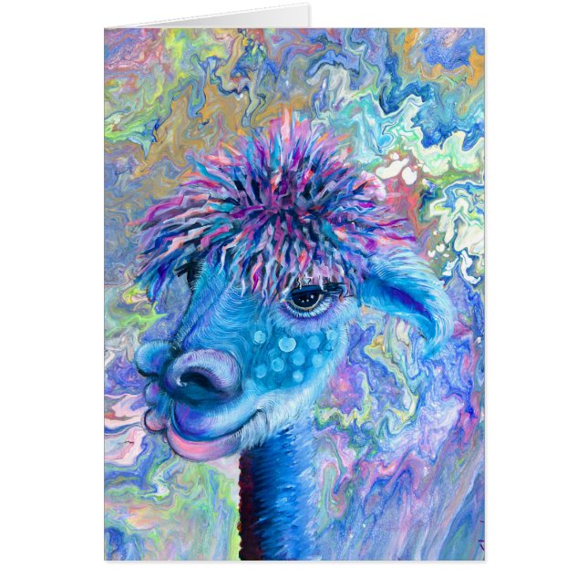 Alpaca - Nora note card (Front)