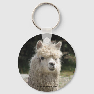 Alpaca, Parque Llaviucu, Ecuador Keychain