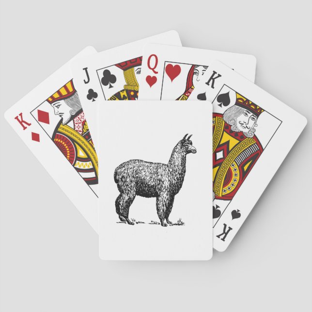 Alpaca Poker Cards (Back)
