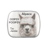 Alpaca POOP Jelly Bean Candy Tin Funny Gag Gift (Top)