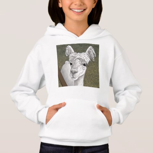 Alpaca Portrait 2 Hoodie