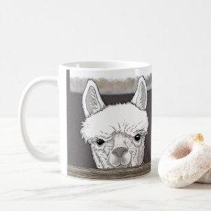 Alpaca Portrait Coffee Mug