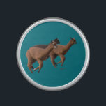 Alpaca Run Bumpster Speaker<br><div class="desc">Our Alpaca Bumpster Speaker has a photo of three alpacas running, also called pronking, on the front. This animal photo speaker is fully customizable so you can resize the photo, change the background color, or add text! It will make an awesome gift for anyone that loves alpacas! :)</div>