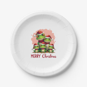 Alpaca Sloth Christmas (1) Paper Plates