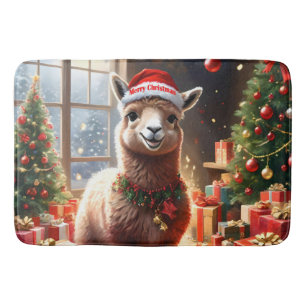 "Alpaca the Presents: A Christmas Tale" Bath Mat