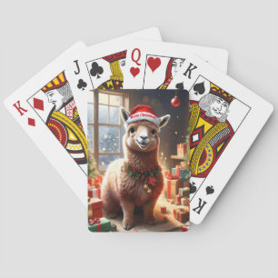 "Alpaca the Presents: A Christmas Tale" Poker Cards