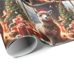 "Alpaca the Presents: A Christmas Tale" Wrapping Paper