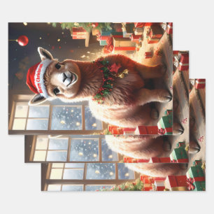 "Alpaca the Presents: A Christmas Tale" Wrapping Paper Sheets