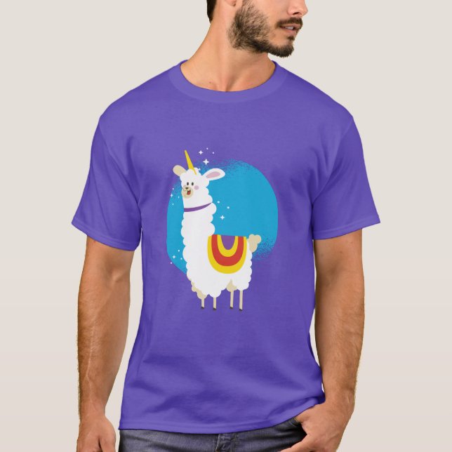 Alpaca Unicorn T-Shirt (Front)