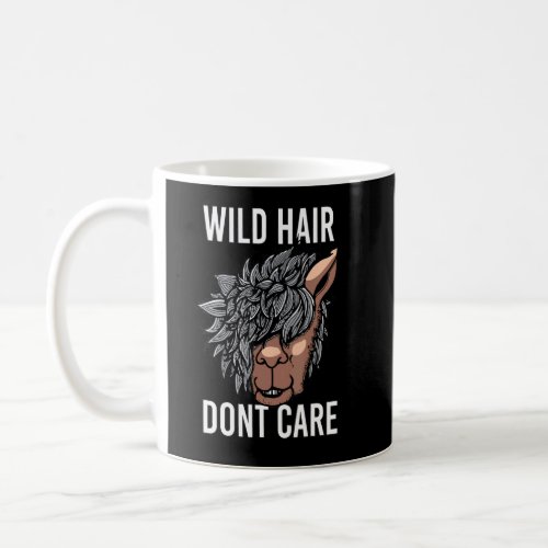 Alpaca Wild Hair Dont Care Llama Present  Coffee Mug