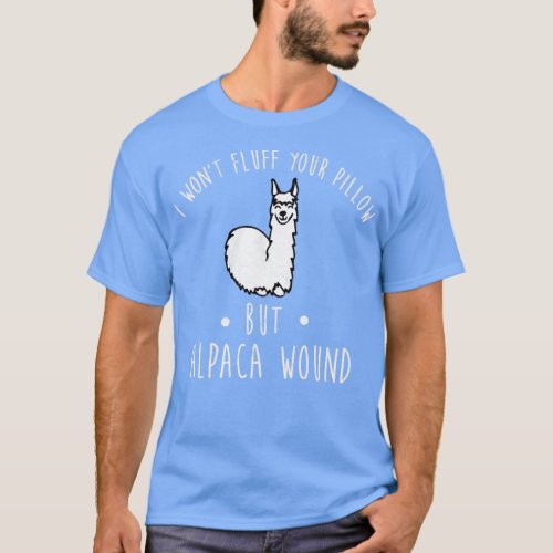 Alpaca Wound Wound Care Nurse Trauma Er Ems  T_Shirt
