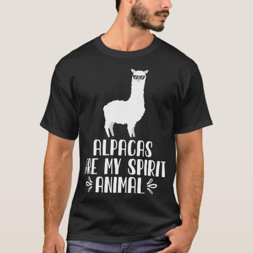 Alpacas Are My Spirit Animal T_Shirt