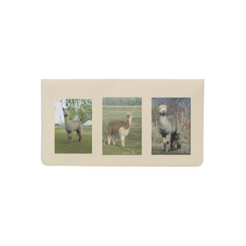 Alpacas Checkbook Cover