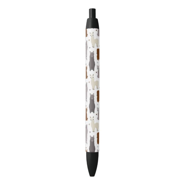 Alpacas Geo Pattern Pen (Front Vertical)