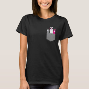 Alpacas in Pocket, Alpaca and Llama T-Shirt