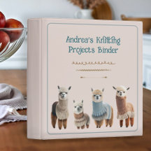 Alpacas Knitting Projects and Yarn Organizer