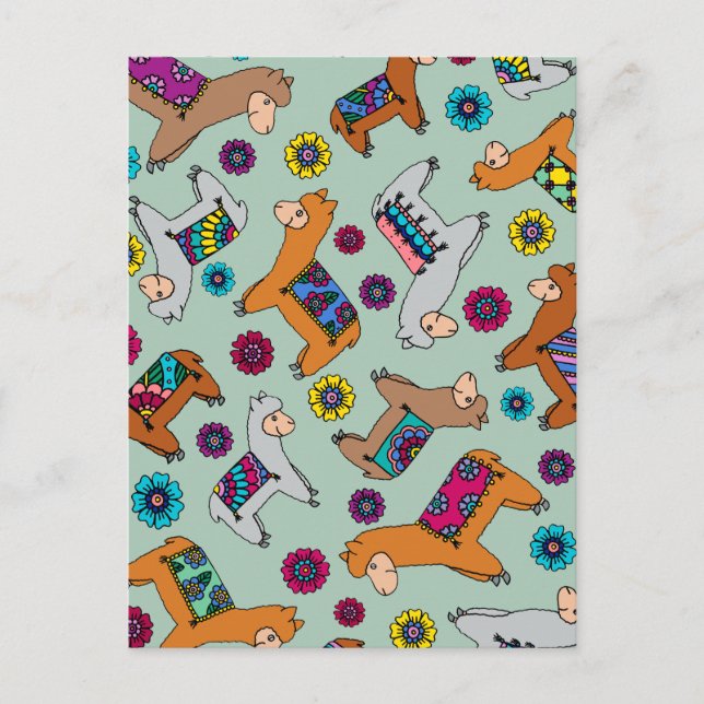 Alpacas Postcard (Front)