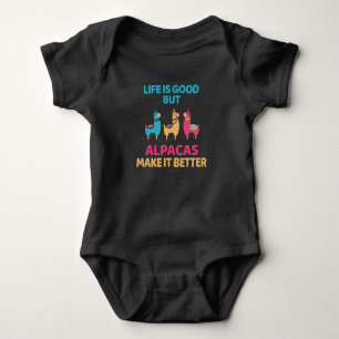 Alpacas Quote Baby Bodysuit