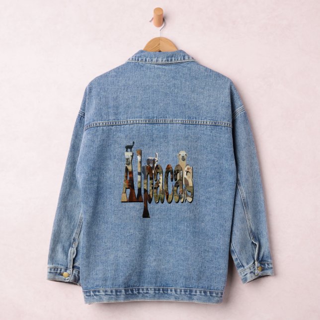 Alpacas The Name, Ladies Denim Jacket (Hangar)