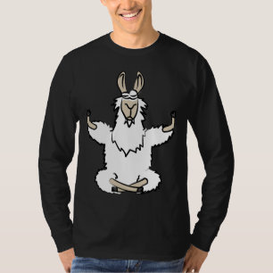 Alpaka Meditation Meditating Alpaca Om T-Shirt