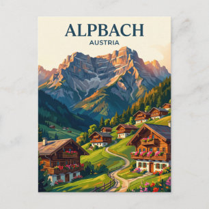 Alpbach Austria Postcard