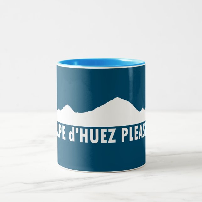 Alpe d’Huez France Please Two-Tone Coffee Mug (Center)