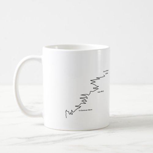 Alpe DHuez road climb Coffee Mug