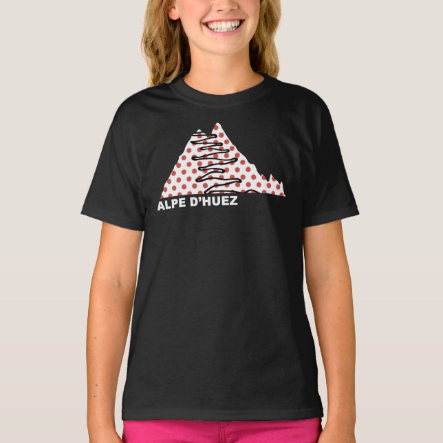 Alpe d&x27;Huez KOM Classic T-Shirt (Front)