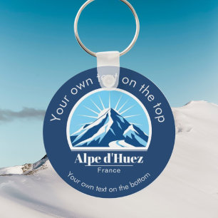 Alpe d'Huez France ski resort gift  Keychain
