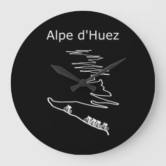 Alpe Huez In France Cycling Design Men Large Clock