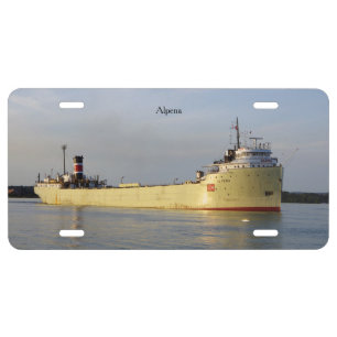 Alpena License Plate