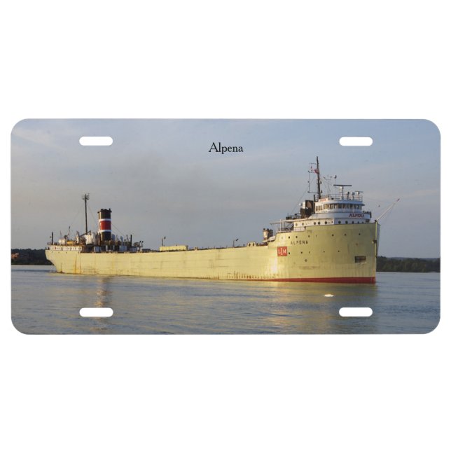 Alpena License Plate (Front)