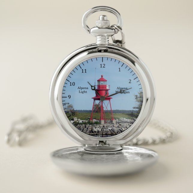 Alpena Light pocket watch (Inside)