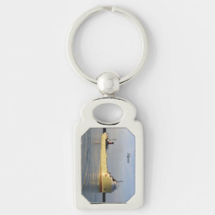 Alpena metal key chain