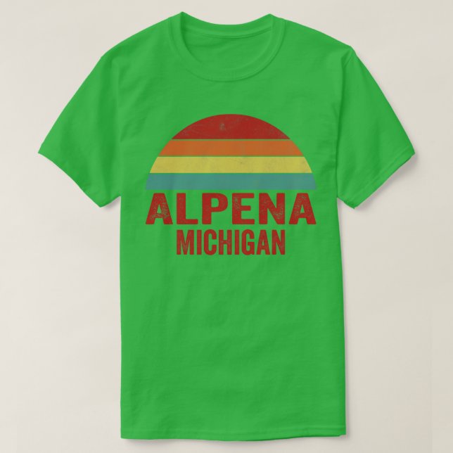 Alpena Michigan T-Shirt (Design Front)